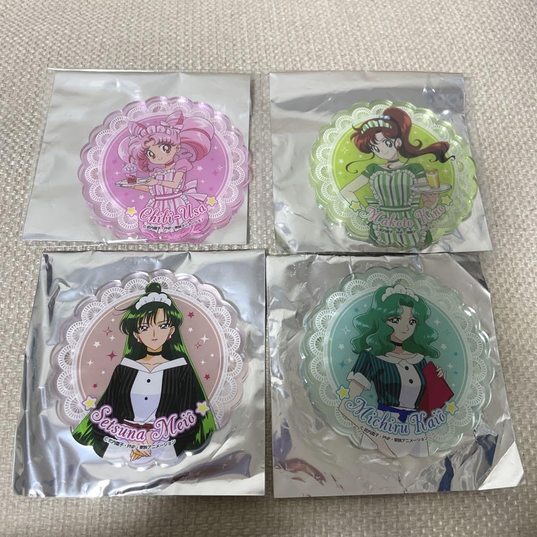 【送料込】セーラームーン カフェ 2017アクリルコースター　コンプリート Amazon.co.jp: セーラームーンカフェ 2017 アクリルコースター 4